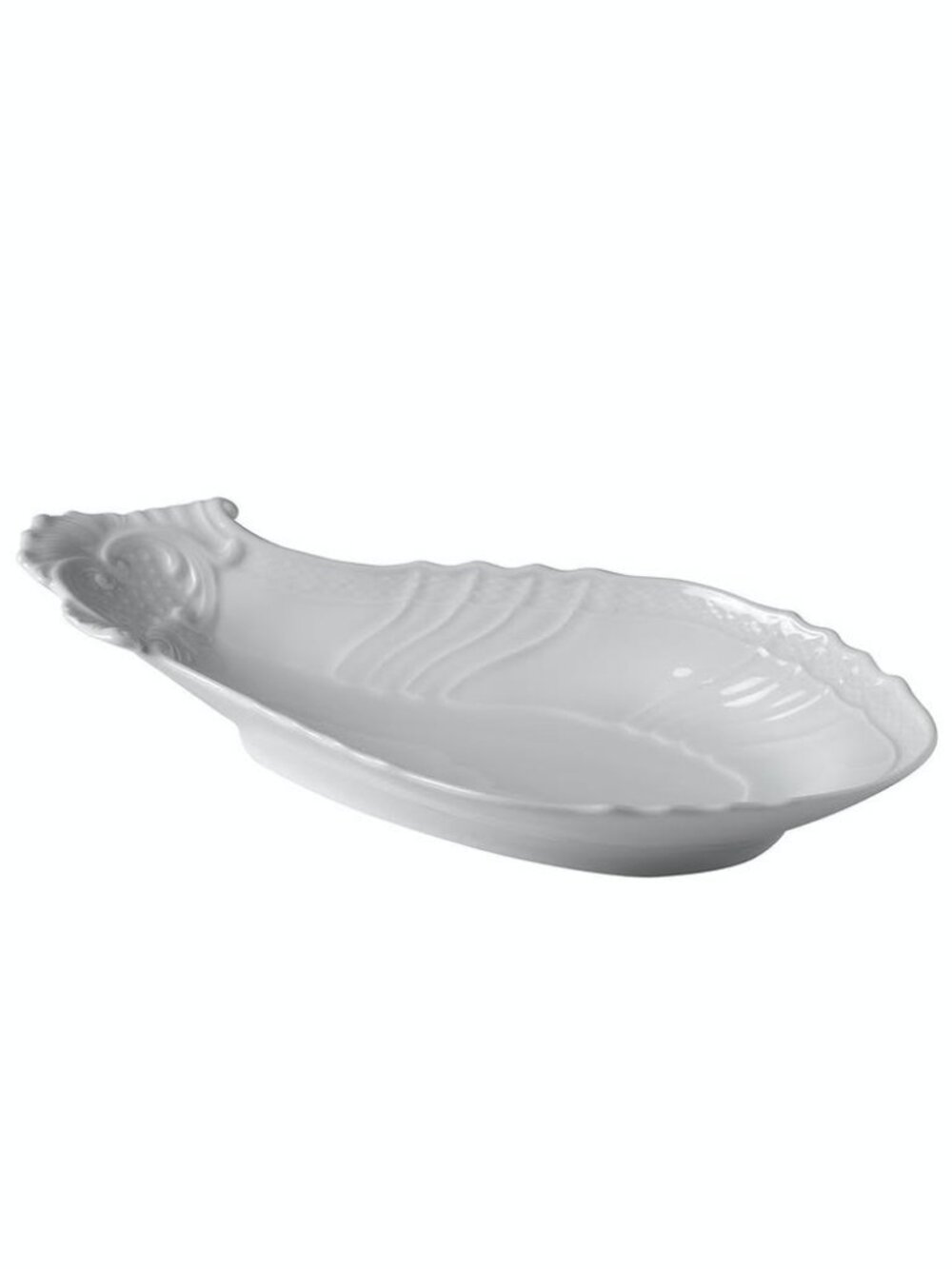 Ginori 1735 Vecchio Ginori Shell Pickle Dishes Set of 3 White Porcelain Italy